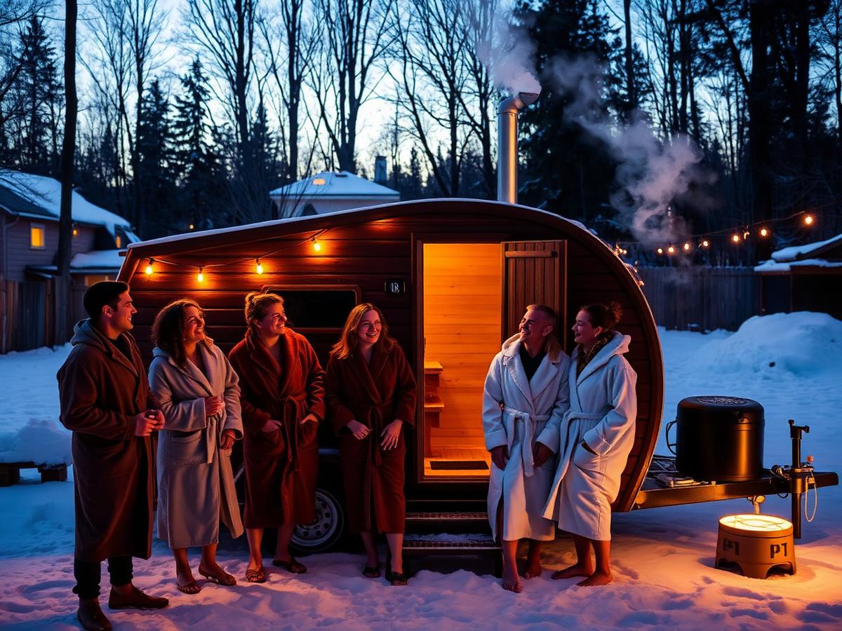 Backyard session · winter dusk